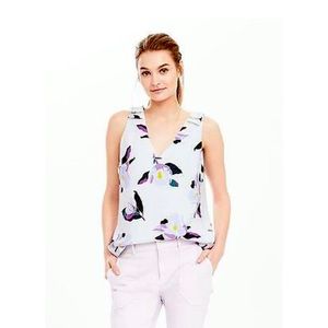 Banana Republic Floral Sleeveless Blouse